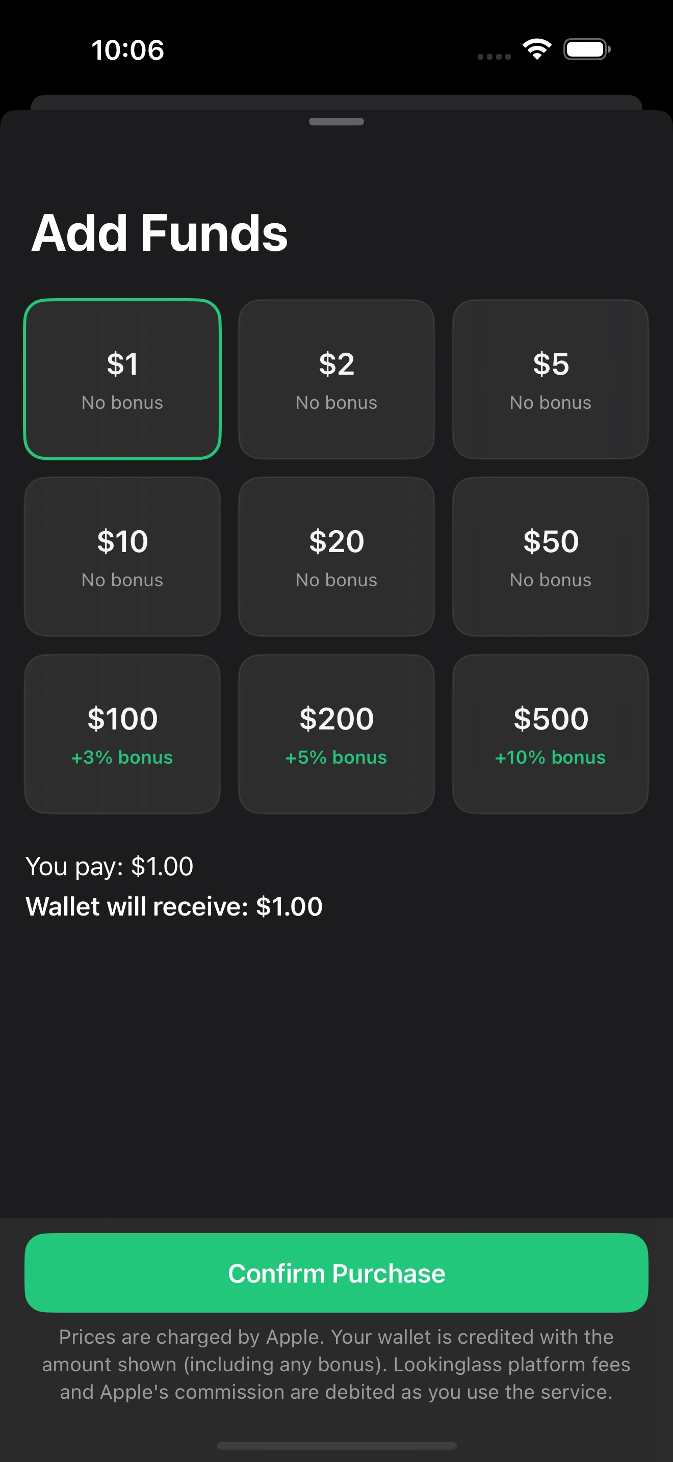 Add Funds