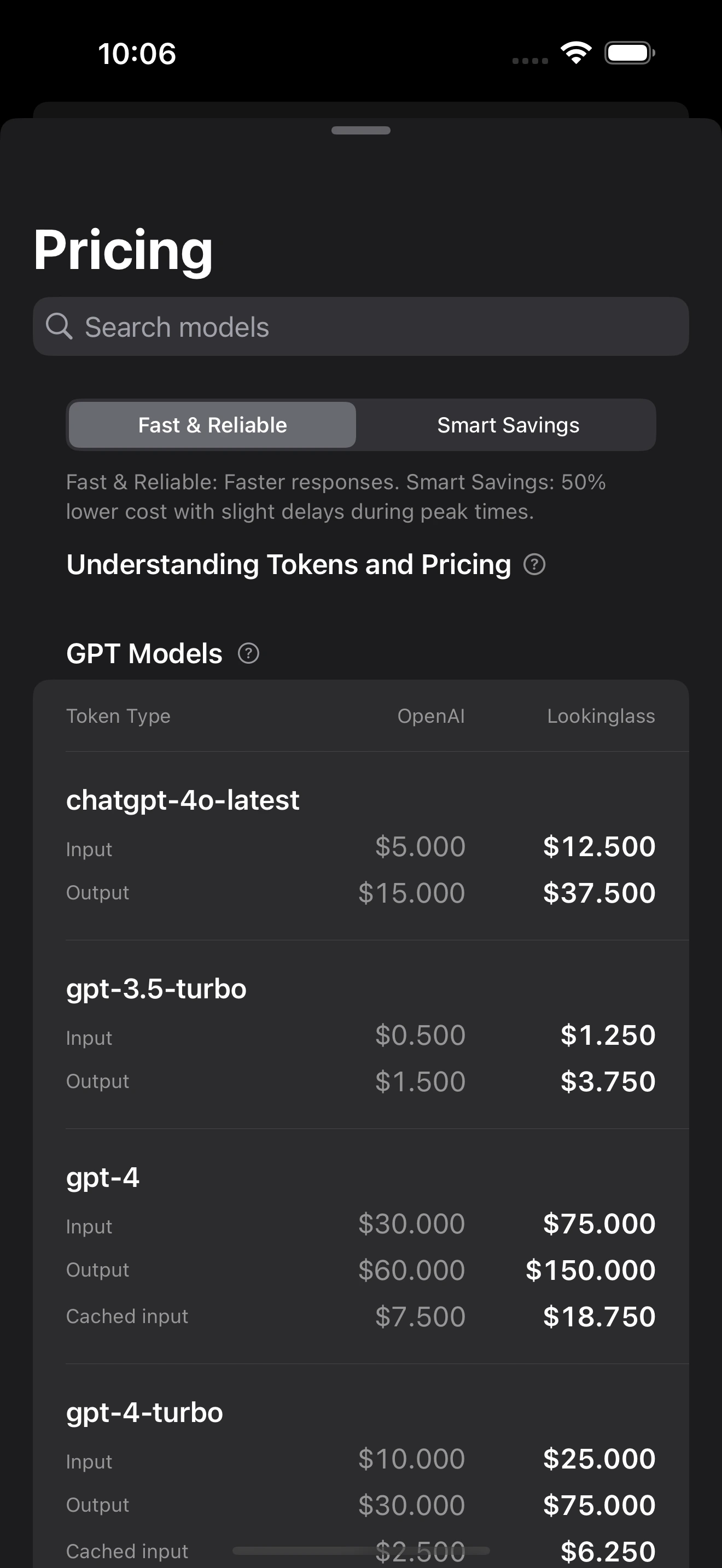 Detailed Pricing