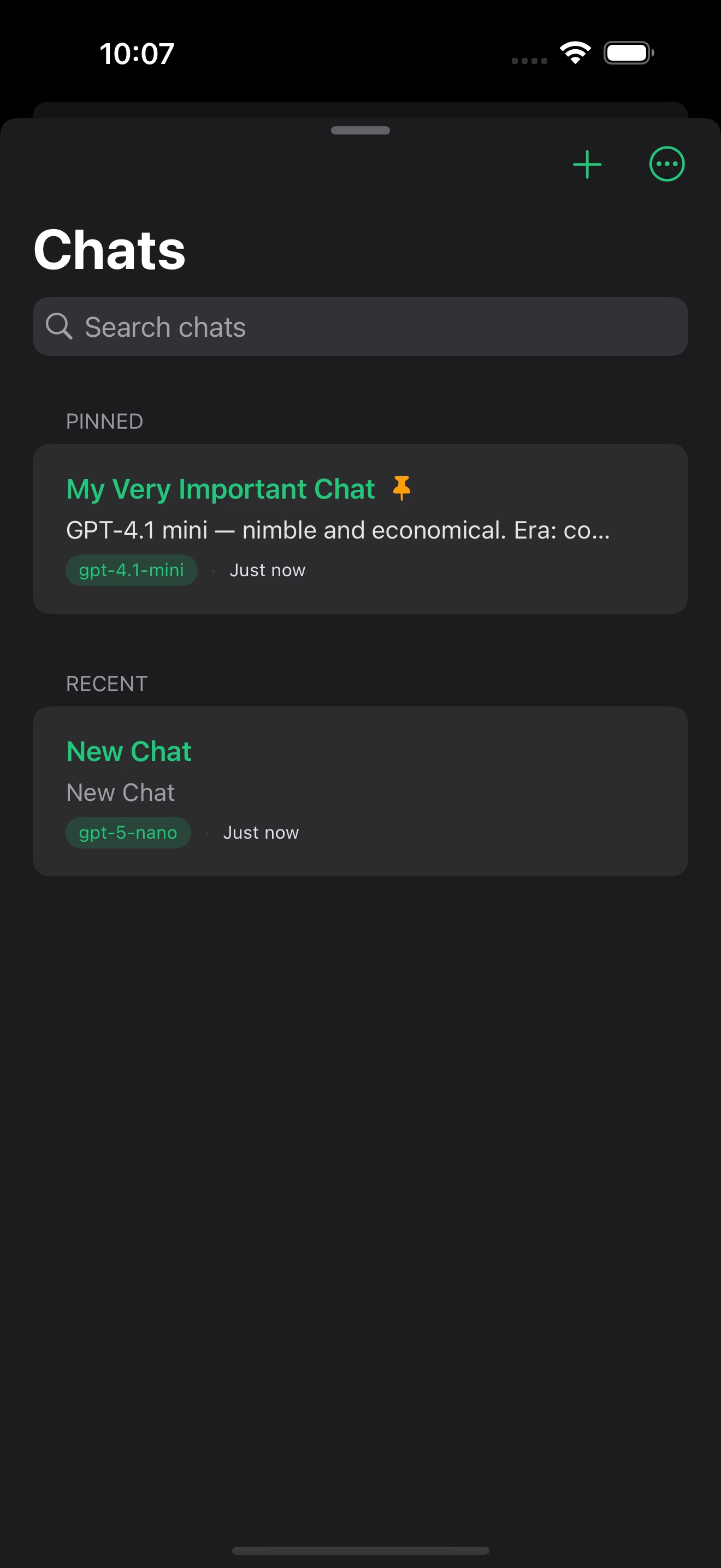 Chat Threads
